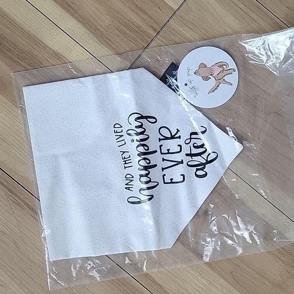 🐶"Happily Ever After" Doggie Bandana🐶 - Picture 2 of 5